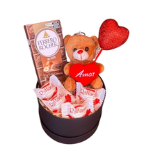 Box Ursinho e Ferrero ao Leite