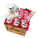 Box Amor com Ursinho  Chocolates