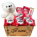 Box Amor com Ursinho  Chocolates