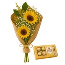Encanto de Girassóis & Ferrero Rocher