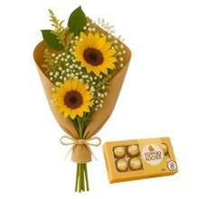 Encanto de Girassóis & Ferrero Rocher