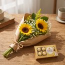 Encanto de Girassóis & Ferrero Rocher