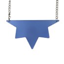 Colar Alhena Azul com Prata