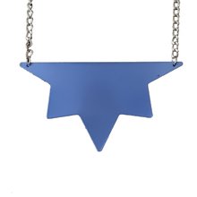 Colar Alhena Azul com Prata