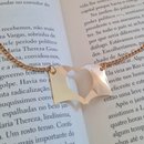 Conjunto Brinco e Colar Fernanda Ouro 