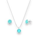 Conjunto Ponto de Luz Azul Claro