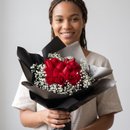Buquê de Rosas Vermelhas Sofisticado