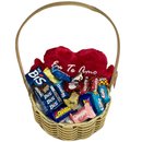 Cesta De Chocolate Eu Te Amo