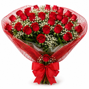Surpreendente Buquê com 50 Rosas