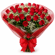 Surpreendente Buquê com 50 Rosas
