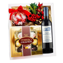 Mimo de Natal com vinho