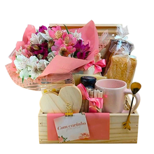  Cesta de Café da Manhã Rustica Gratidão