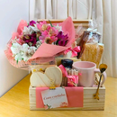  Cesta de Café da Manhã Rustica Gratidão