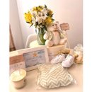 Cesta Maternidade Luxo com Flores Welcome Baby