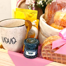 Cesta de Café da Manhã Rosa - Feliz Dia da Avó 