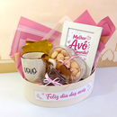 Cesta de Presente  Feliz Dia dos Avós Rosa