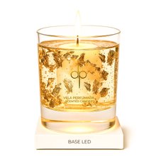 Kit Vela Perfumada - Gold 22K & Base Iluminada 
