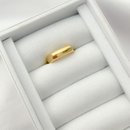 Anel Regulável Liso Dedinho Banhado a Ouro 18K
