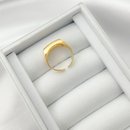 Anel Regulável Liso Dedinho Banhado a Ouro 18K