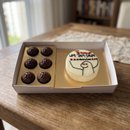 Caixa Amor Bento Cake Ninho - Te Amo 