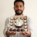 Festa na Caixa Bento Cake Chocolate Rep Bardei
