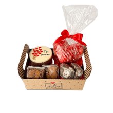 Cesta Amor No Ar Com Bento Cake