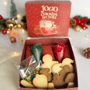 Jogo do Noel e Biscoitos Decorativos