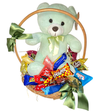Cesta com Urso de Pelúcia