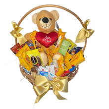 Cesta de Café da Manhã com Urso Mimoso
