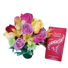 Arranjo Colorido com Chocolate