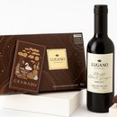 Kit Vinho e Caixa de Bombons Dia dos Namorados