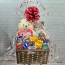 Cesta Média de Café com Pelúcia