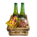 Cesta Cerveja Com Petiscos