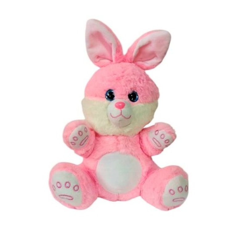 Coelho de Pelúcia Rosa 32cm