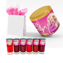 Kit de esmaltes com lata multiuso Coleção Marilyn