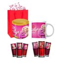 kit Namorados Lata com Esmaltes e Caneca Marilyn