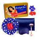 Kit Presente Lata de acessórios de cabelo e bem-estar 