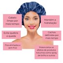 Kit Touca Cetim Antifrizz,1 Fronha e 2 Scrunchies