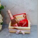 Presente Perfume Espumante e Chocolate Lindt