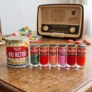Kit presente Rio Retrô 6 Esmaltes e Rádio Bluetooth