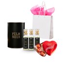 Kit Presente Masculino com Perfume e Chocolate