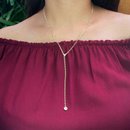 Colar Gravatinha Tifany Only com Zircônias