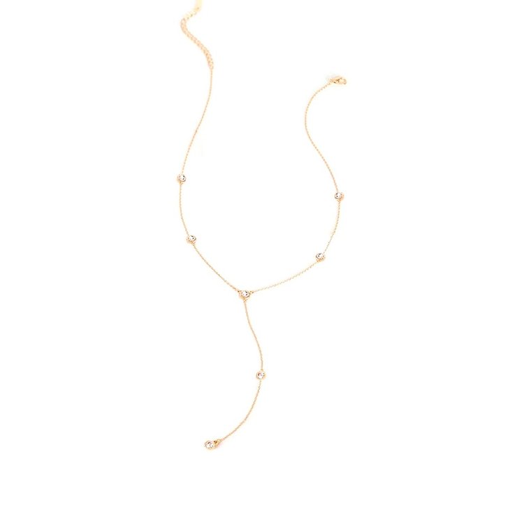 Colar Gravatinha Tifany Small com Zircônias