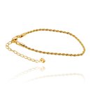 Pulseira Cordão Baiano Ouro Amarelo 18K