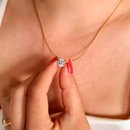 Colar Touch Ponto de Luz Major Ouro Amarelo 18K