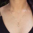 Colar Menino com Micro Zircônia Classica Ouro Amarelo 