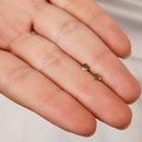 Brinco Coração Liso Pequeno Ouro Amarelo 18K