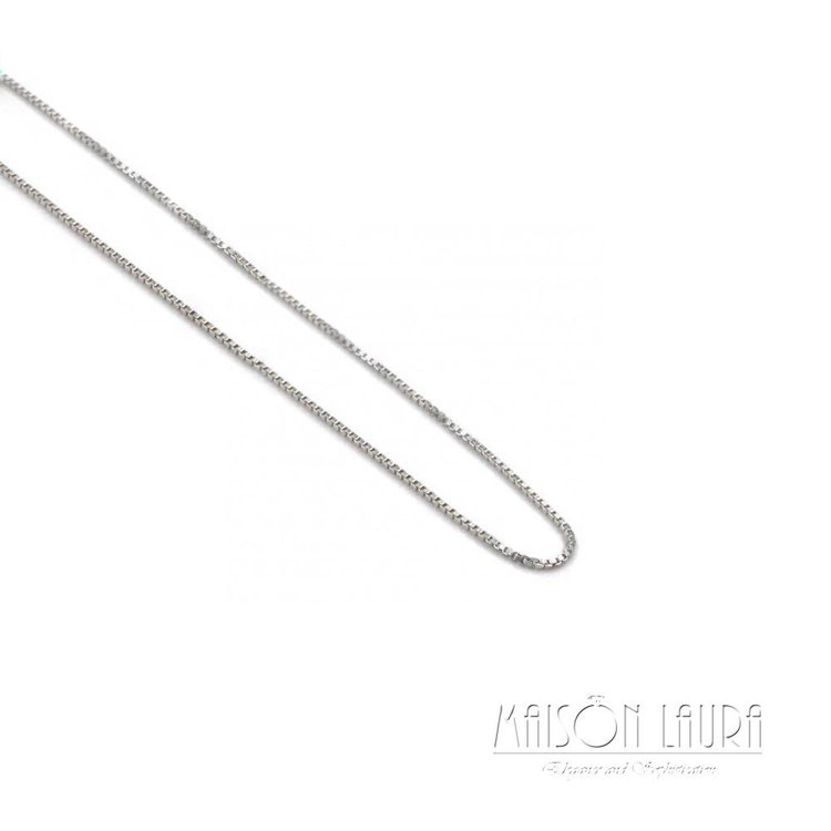 Corrente Veneziana Ouro Branco 60 cm
