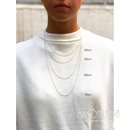  Corrente Veneziana Ouro Branco 60 cm