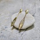 Brinco Longo Jade Ouro Amarelo 18k